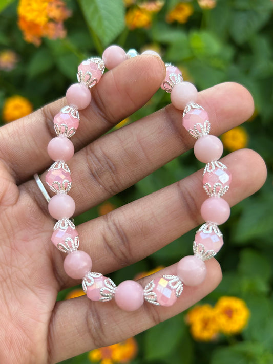 Flower In Bloom - Rose Quartz