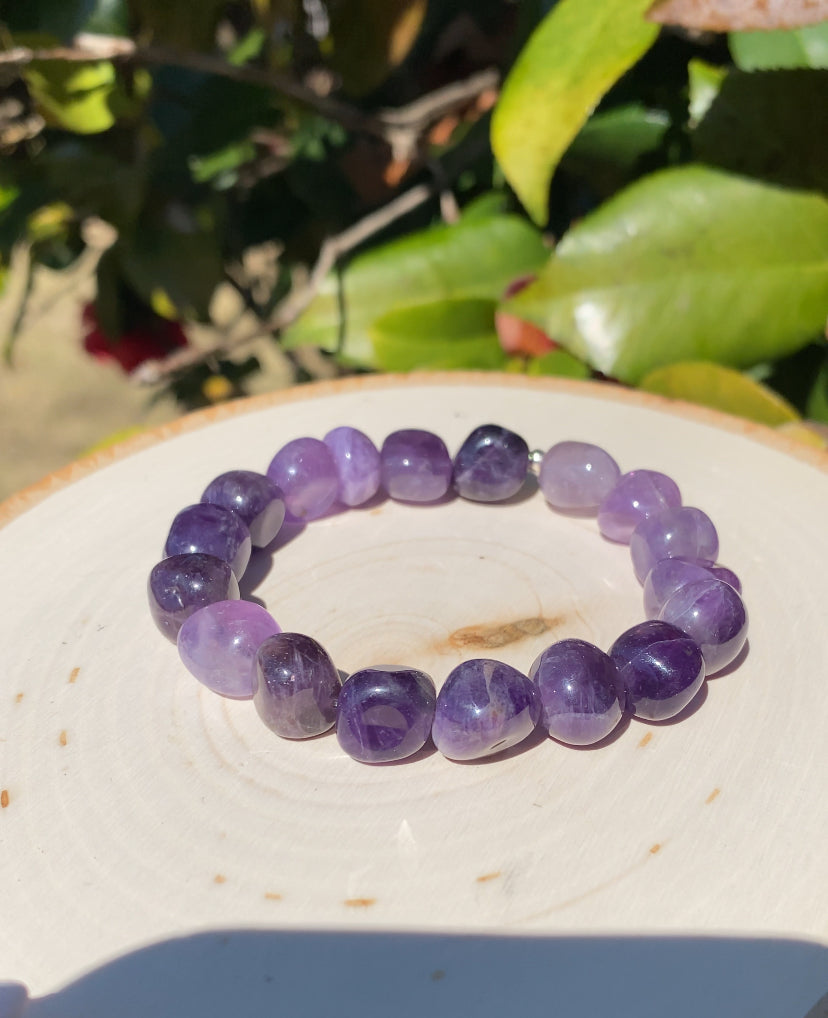 Chunky Amethyst Bracelets