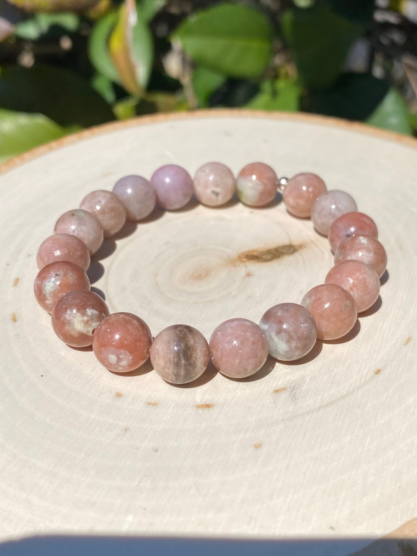 Flower Agate Bracelet