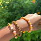 3-Piece Empowerment Bracelet Set - Tiger's Eye and Pink Opal