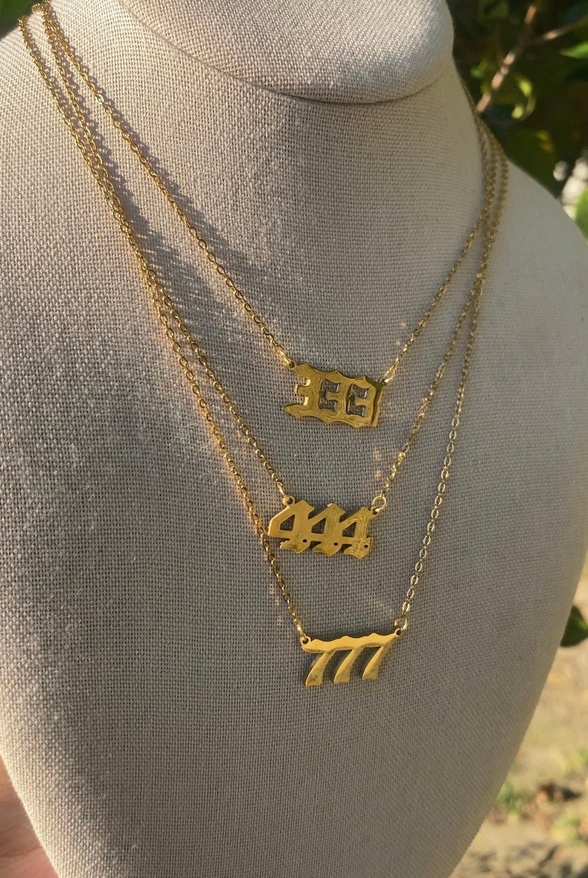 Angel Number Necklaces