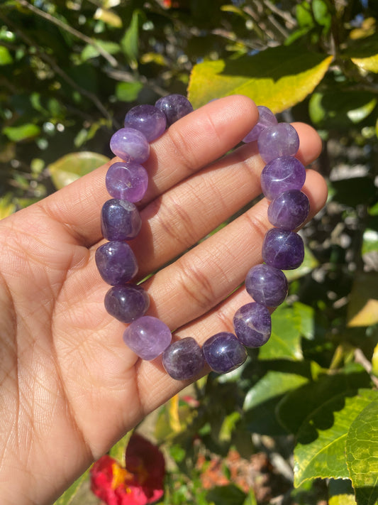 Chunky Amethyst Bracelets